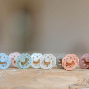 Dudlíky kaučuk 2 ks 0-6 měsíců Boheme Bibs 