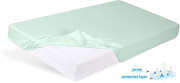 Nepromokavé prostěradlo jersey 70 x 140 cm Babymatex