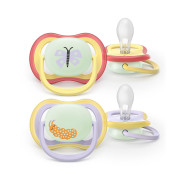 Šidítko Ultra air noční 0-6 m dívka, 2 ks Philips Avent