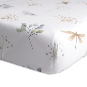Bavlněné prostěradlo s gumou a potiskem 70 x 140 cm Babymatex