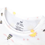 Body tenké tričko TISK KR Outlast®UV 50+ bílá čmeláci 