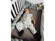 Letní spací pytel bambus buldoček hnědé nohavice Kaarsgaren