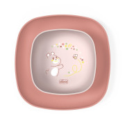 Set jídelní - miska a talíř 12 m+ Chicco