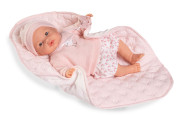 Mrkací miminko se zvuky a měkkým látkovým tělem 37 cm Bimba 14365 Antonio Juan