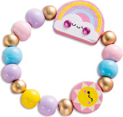 Kreativní sada Výroba šperků dřevěné korálky Duhová krajina 4 ks Janod Atelier 