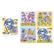 My arts&crafts Mini Kulaté nálepky Pejsek a kamarádi od 3 let Janod