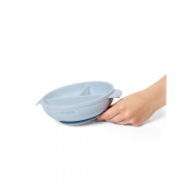 Silikonový talířek s přísavkou a víčkem BabyOno