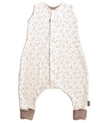 Merino spací pytel bio s nožičkami králíci béžová 