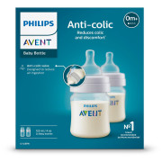 Láhev Anti-colic Philips Avent 125 ml, 0 m+, 2 ks