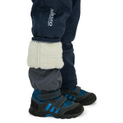 Dětské softshellové oteplovačky na zimu Lamb hnědá Esito