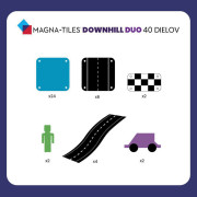 Magnetická stavebnice Downhill Duo 40 dílů