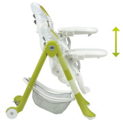 Jídelní židlička CAM Campione 2015, Col.220 - žabka a brouček - bílá