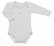 Žebrovaná rostoucí souprava 3D Baby Boy Šedá