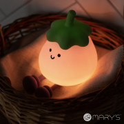 LED silikonová noční lampička - lilek Mary's