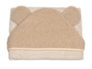 Kojenecká osuška s kapucí a oušky Boucle 80x80 cm froté Baby Nellys 