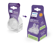 Savička Natural Response Philips Avent 3 střední průtok 1 m+, 2 ks