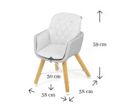 Jídelní židlička Milly Mally 2v1 Espoo