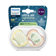 Šidítko Ultra air noční 0-6 m neutral, 2 ks Philips Avent