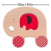 Slon a slůně na kolečkách Petit Collage