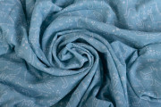 Mušelínové prostěradlo Design s gumou 60 x 120 cm BabyMatex