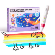 Vivid layered Fixy Omyvatelné 24 ks