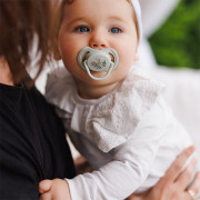 Dudlíky silikonové symetrické 6 - 18 m, 2 ks BabyOno