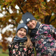 Zimní čepice Teddy fleece double Denim blue Esito