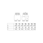 Šortky tenké harémky Outlast® UPF 50+ černé Little Angel 