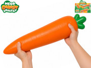 Mega Squeeze Jumbo strečová mrkev 34 cm -mačkací antistresová hračka