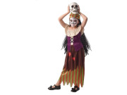 Kostým na karneval -  čarodějka, 110 - 120 cm