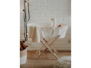 Mojžíšův košík pro miminko Paper Dream white + matrace Airdream Ahojbaby
