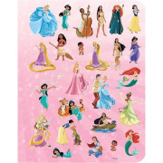 100 samolepek s omalovánkami Disney Princezny