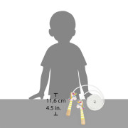 Dřevěné švihadlo pro děti Jednorožec Applepop Janod 