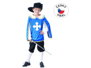 Kostým na karneval mušketýr, 130 - 140 cm