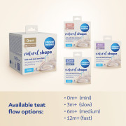 Savička k lahvi Natural Shape 3 m+ 2 ks Canpol babies