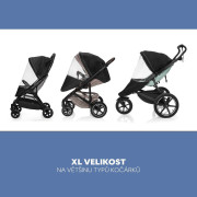 Pláštěnka na kočárek univerzální exclusive Black Zopa
