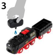 Vánoční vlaková sada s parní lokomotivou Brio