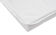 Chránič matrace do postýlky 120 x 60 cm bílý