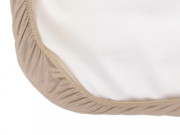 2v1 Béžové prostěradlo a chránič matrace 90x200cm