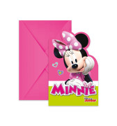 Pozvánky a obálky Disney Minnie 6 ks