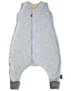 Merino spací pytel slon modrý s nožičkami