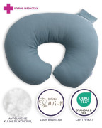 Mušelínový polohovací polštář MiniRelax 140 cm Babymatex
