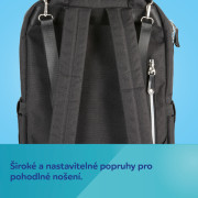 Multifunkční přebalovací batoh černý Canpol babies