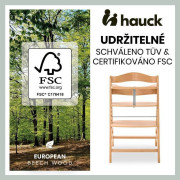 Dřevěná židle 2v1 Alpha+ Hauck