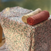 Přikrývka bambusová mušelínová 2 ks 120 x 120 cm Misty Petite&Mars