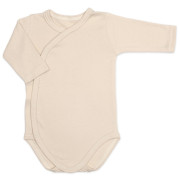 Bavlněná souprava pro miminko do porodnice 6D Made with love béžová Baby Nellys