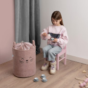 Koš na hračky Premium Bouclé se šňůrkou 43 l Sipo