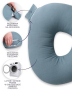 Mušelínový polohovací polštář MiniRelax 140 cm Babymatex