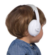Chrániče sluchu 2v1 Baby & Junior 0-12r White Dooky