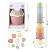 Stohovací kelímky 8 ks Ziro